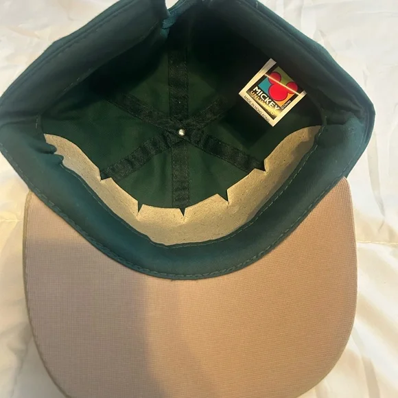 NWOT Vintage Disney Mickey Unlimited Panel Hat Stretch Fit 90s - Picture 3 of 6